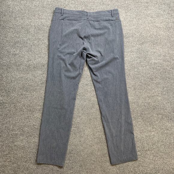 Adidas Pants Mens 36 Cloudy Blue Crosshatch Tapered Lightweight Stretch Golf - Picture 9 of 13